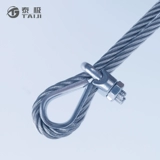 Гальванизированное давление на давление масла Связывание Стальное проволочное кран Проводка