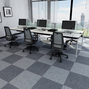 海马地毯拼接方块大面积卧室满铺商用家用简约现代片材PVC办公室