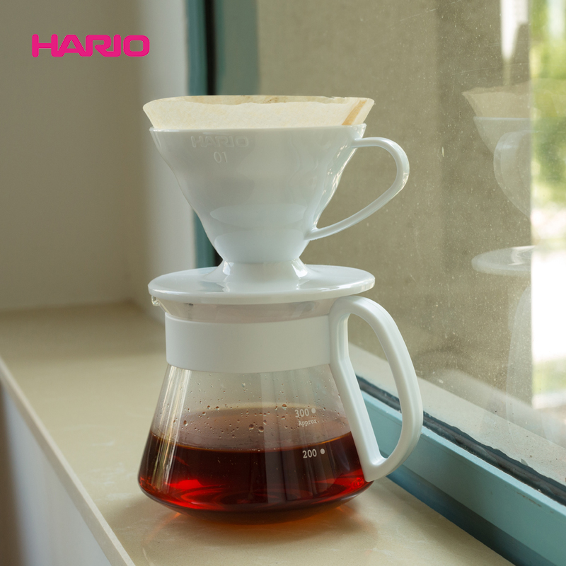 【旗舰店】HARIO进口手冲咖啡壶V60滴漏式滤杯玻璃咖啡壶套装VDSP - 图3