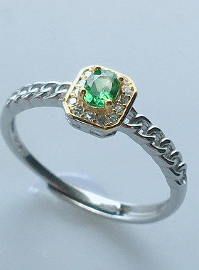 女沙弗莱戒指简约轻奢尾戒