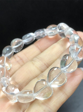 天然白水晶手链男女款消磁石