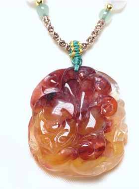 锦鲤胶花九尾狐吊坠女款礼物