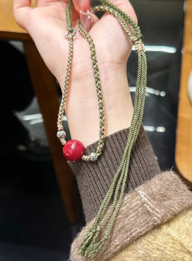 紫金砂转运珠吊坠礼物本命年女