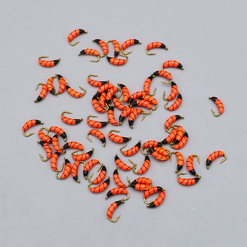 斑纹若虫飞蝇钩路亚饵蛆虫假饵微物白条马口桃花假饵溪流,淘宝优惠券,粉丝福利购,淘宝优惠卷