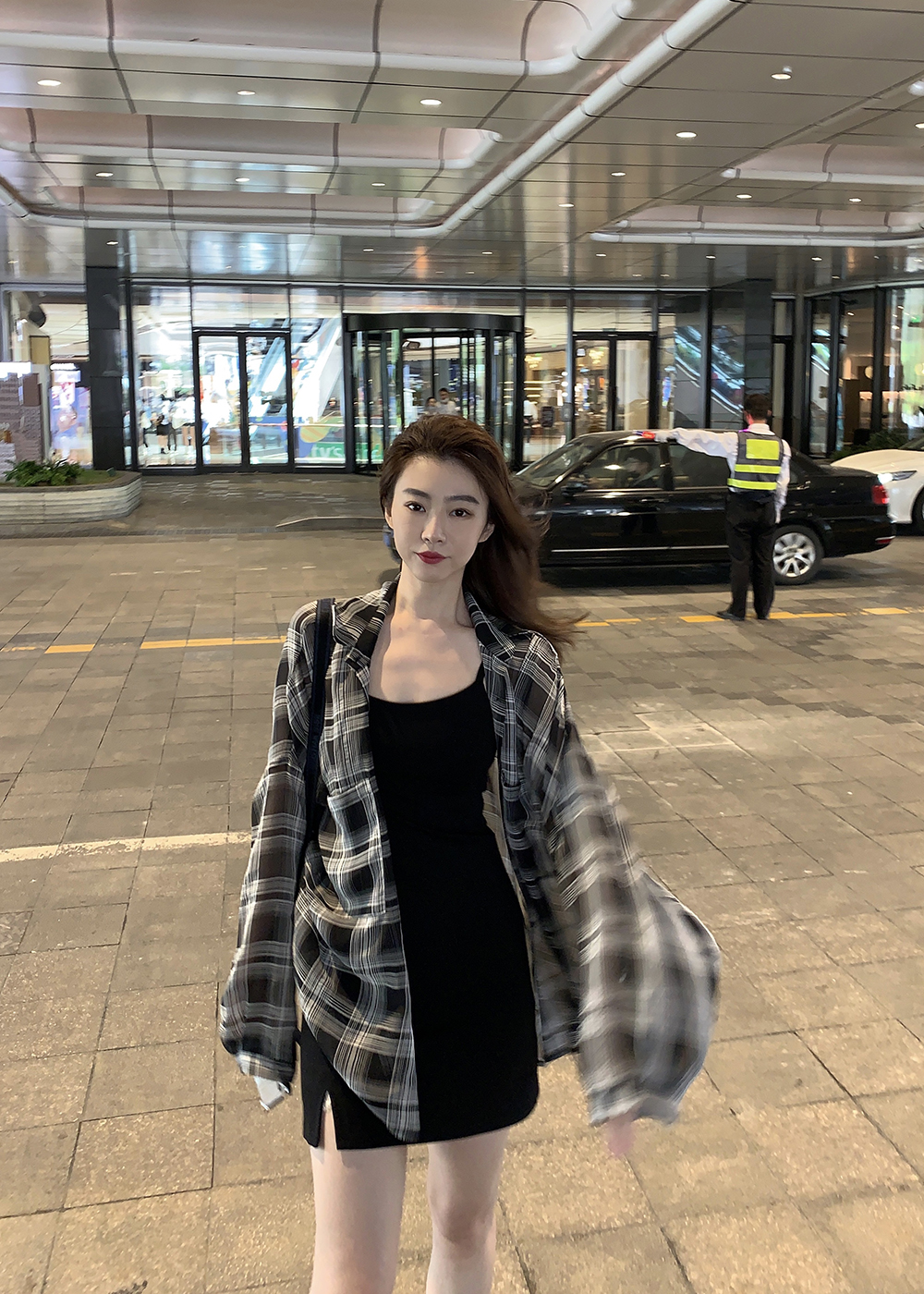 新款夏薄款防晒衬衣设计感小众宽松上衣 格纹衬衫女 skishop 2020 新款夏薄款防晒衬衣设计感小众宽松上衣 格纹衬衫女 skishop 2020