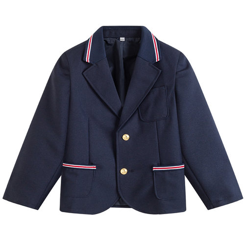 男女童校服春秋校服中小学生藏青色英伦学院风修身西服校服13Z103 - 图3