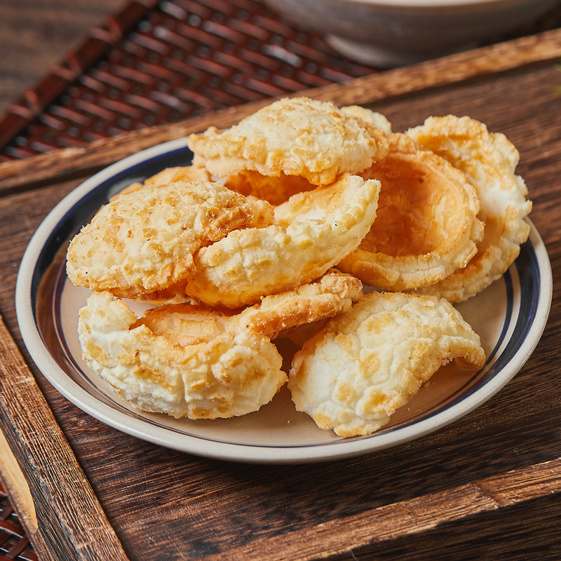 网红虎皮年糕片香酥年糕干脆即食爆米花胖浙江特产宁波怀旧零食 - 图1