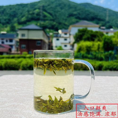 现货2026新茶叶 明前龙井粗茶片绿茶碎茶片500g 杭州春茶沫茶心 - 图1