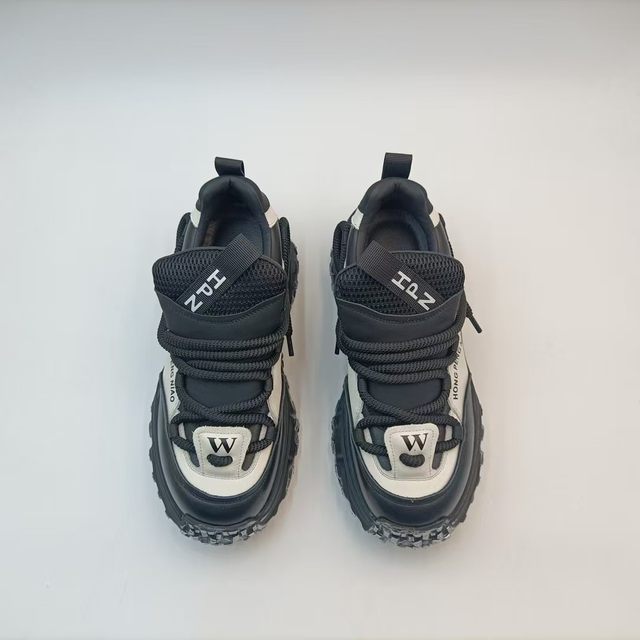 Mr. Jin's fashion trend contrasting color thick-sole tire casual versatile dad shoes