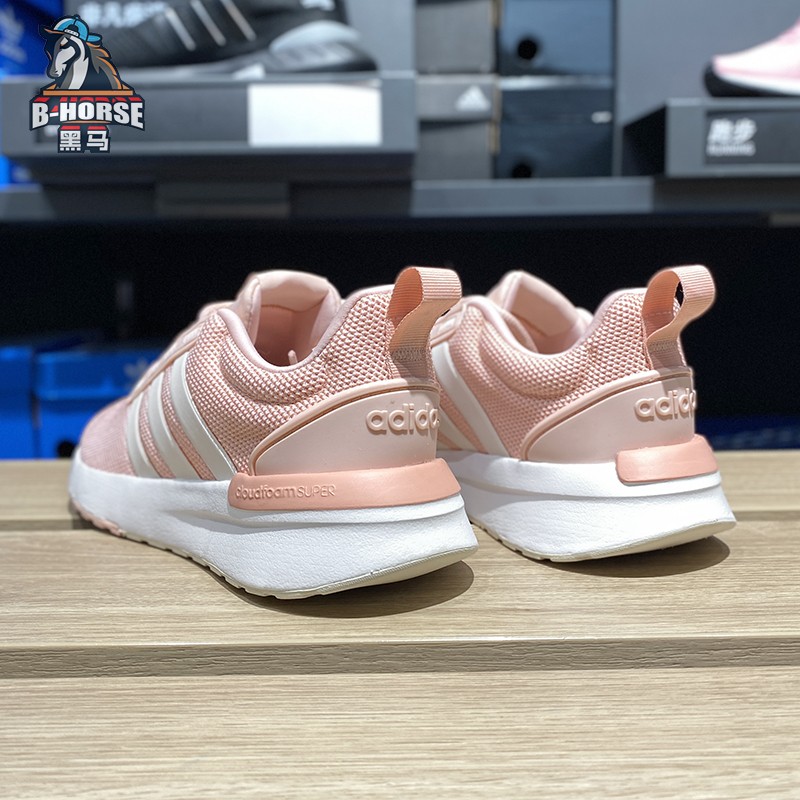 Adidas阿迪达斯女鞋新款网面透气运动低帮轻便休闲跑步鞋DB1699 - 图1