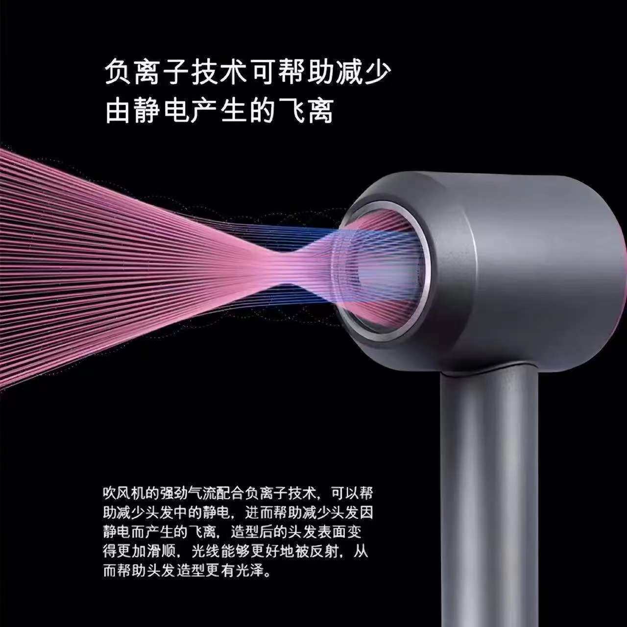 电吹风机家用大功率负离子护发静音大风力速干恒温高速发廊冷热风