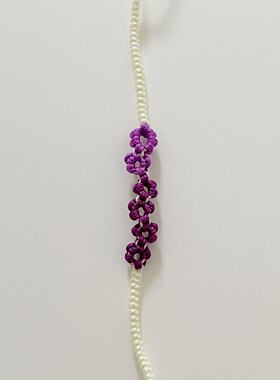 招桃花有钱花手工精编小红花