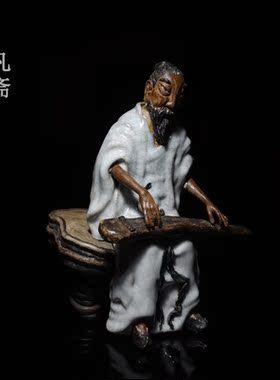 高山流水人物玄关摆件工艺品