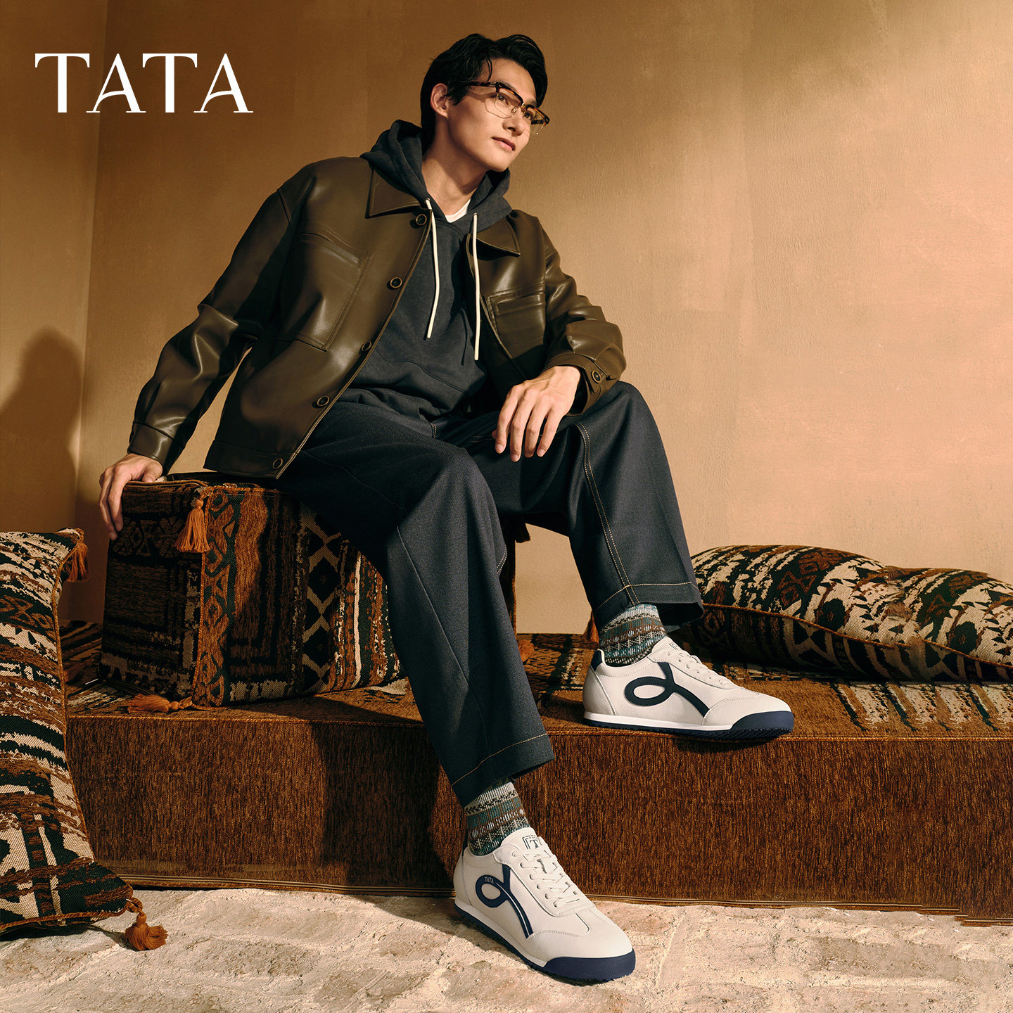 TATA他她男鞋德训阿甘舒适休闲运动鞋爸爸鞋2025年秋新款,淘宝优惠券,粉丝福利购,淘宝优惠卷