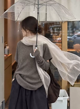 纱纱围巾纱巾丝巾女款2026新款女