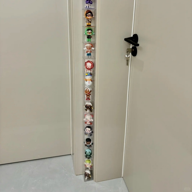 Corner Blind Box Storage丨Display Rack Corner Storage Rack Acrylic Transparent Dustproof Figure Storage Box Home