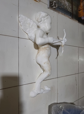 定制爱神丘比特小天使执弓浮雕墙