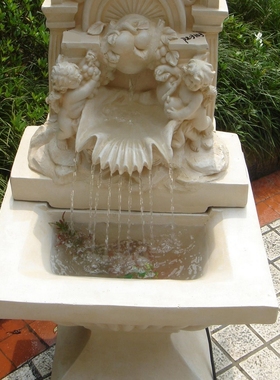 庭院花园靠壁流水喷泉喷水池摆件