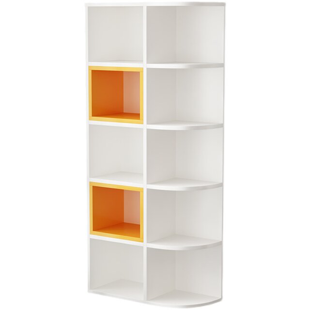 Simple modern bay window balcony cabinet with sturdy storage rack