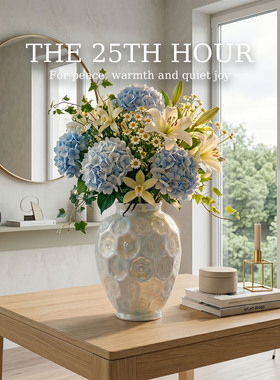THE25THHOUR法式浮雕玻璃花瓶