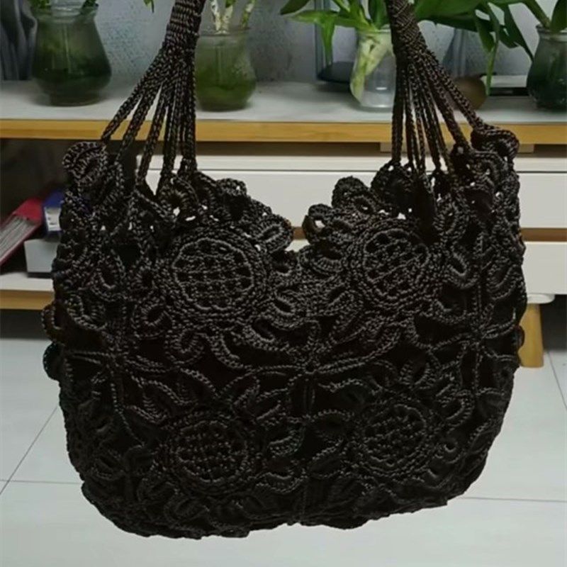 向日葵手工包包diy材料包自制大容量单肩包太阳花花朵手提包编织,淘宝优惠券,粉丝福利购,淘宝优惠卷