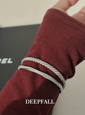 莫奈花园S925纯银手链