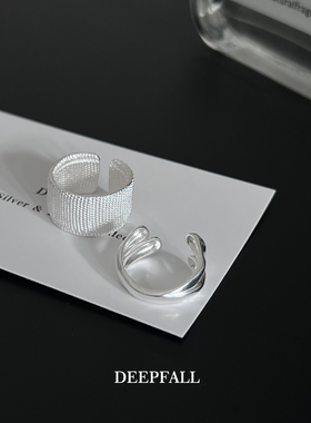 DEEPFALL银暗黑系绷带戒指