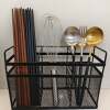 European and American style chopstick storage box household chopstick storage rack kitchen chopstick spoon wall-mounted countertop tube chopstick cage