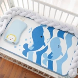 Детская водонепроницаемая мультяшная большая хлопковая простыня для новорожденных, герметический матрас, можно стирать