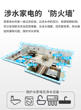 3m前置过滤器AP817全屋自来水