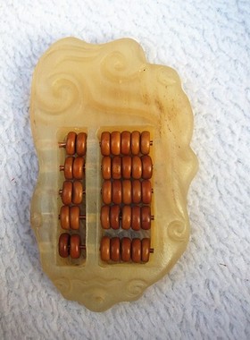 牛角如意算盘防小人随身配饰吊坠