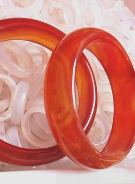 天然玉镯红玛瑙民族风格