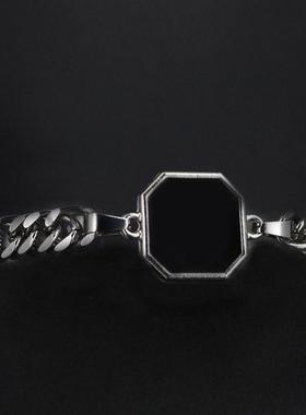 照片定制加热变色相片手链个性化名字不锈钢手链感温变色情侣手链