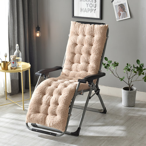 加厚冬季躺椅垫子折叠摇椅座垫椅垫办公室防滑垫坐垫棉垫靠垫通用 - 图1