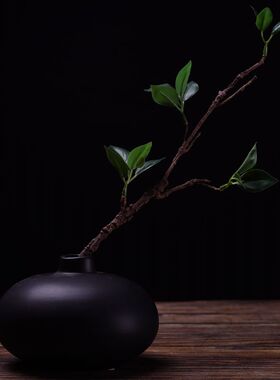 玉兰花花瓶单枝花艺仿真花