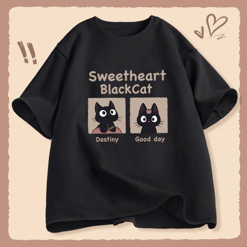 小个子2024新款夏季爆款宽松半袖上衣女装独特别致短袖t恤女