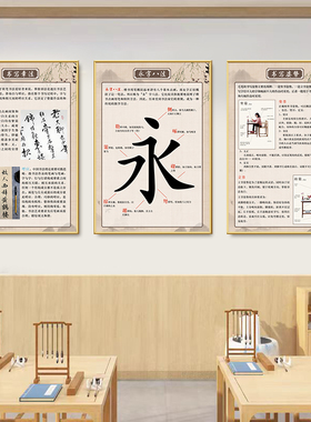 书法室装饰画高清画面