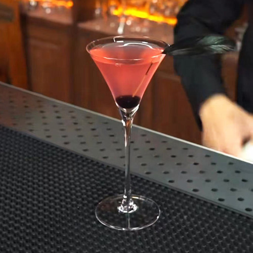 日式木村马天尼杯调酒杯鸡尾酒杯水晶玻璃高脚杯三角杯子马提尼杯 - 图0