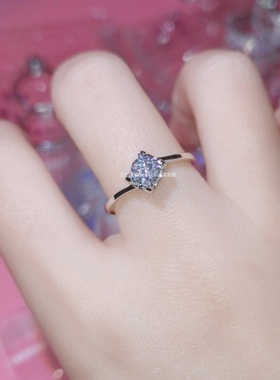 无女高碳钻极简测试推荐戒指