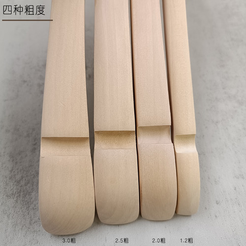 服装店植绒木衣架男女装店防滑宽肩无痕衣裤挂儿童装店实木质衣撑 - 图1