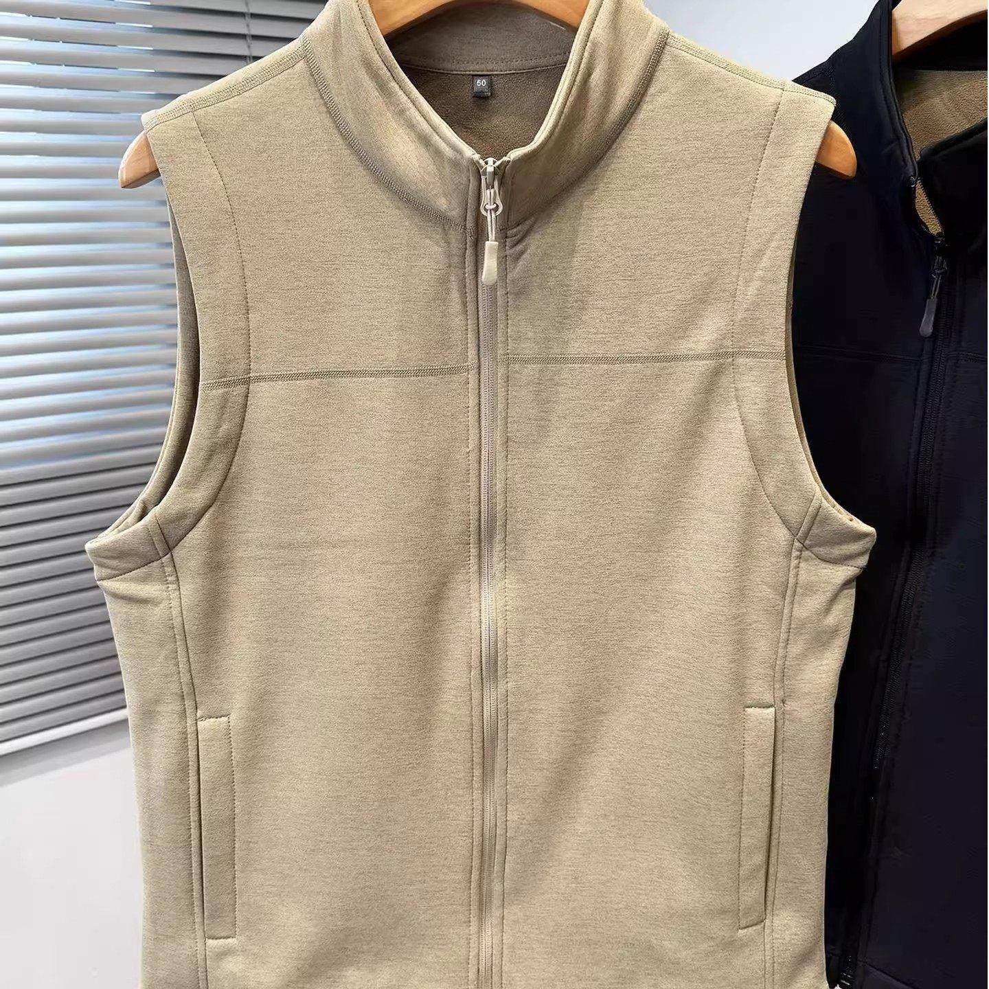 奥利绒加绒加厚马甲男款秋冬季运动休闲背心男装青年无袖坎肩立领,淘宝优惠券,粉丝福利购,淘宝优惠卷