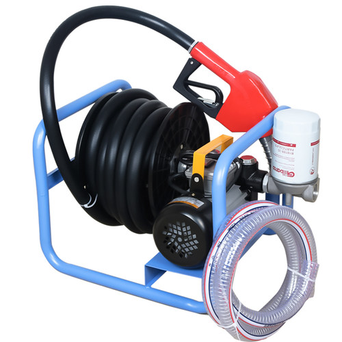温港12v24V220V柴油电动抽油泵加油泵自吸泵加油枪车载小型加油机 - 图2