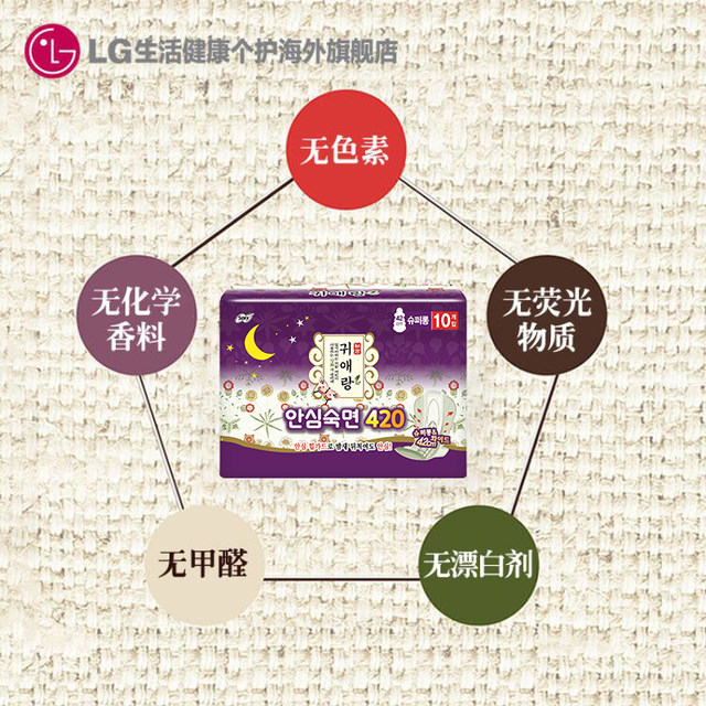 Guailang Chinese herbal night sanitary napkin 42cm2 pack