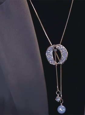 韩版毛衣链轻奢高级感设计配饰