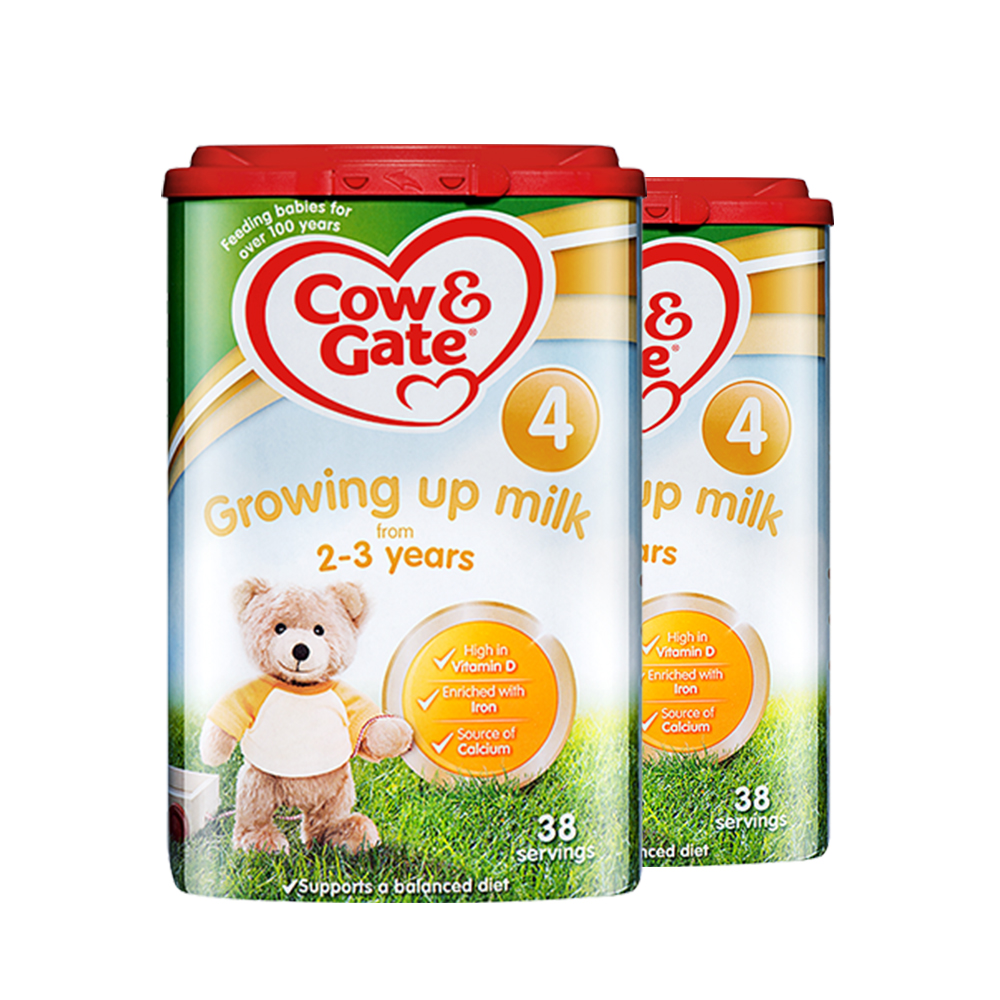 天猫国际进口超市【直营】英国牛栏 Cow＆Gate进口婴幼儿奶粉4段（2-3岁）800g*2罐0