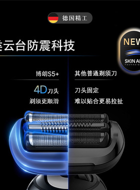 【自营】德国博朗电动剃须刀刀头网罩65B带亲肤条适用雷霆5系/6系
