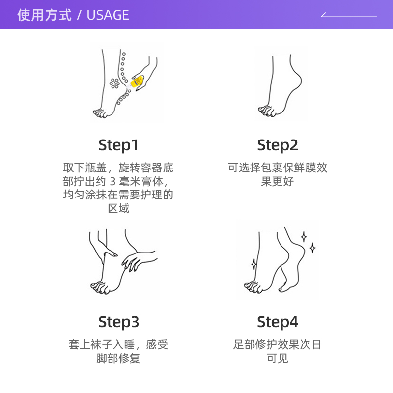 【自营】小林制药护足膏滋润棒膏脚后跟防干裂30g护足霜足部脚部 - 图2