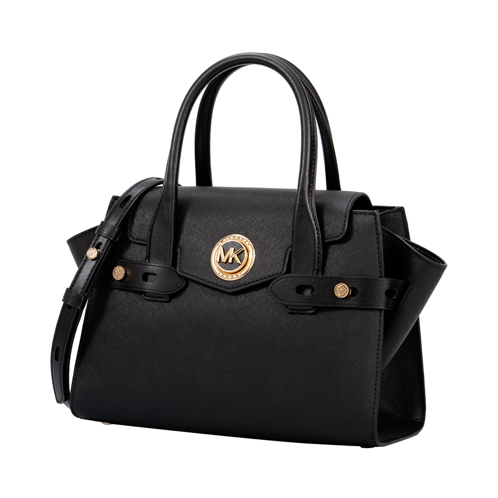 天猫国际进口超市【直营】Michael Kors MK Carmen小号皮质翻盖手提包女30S0GNMS1L1