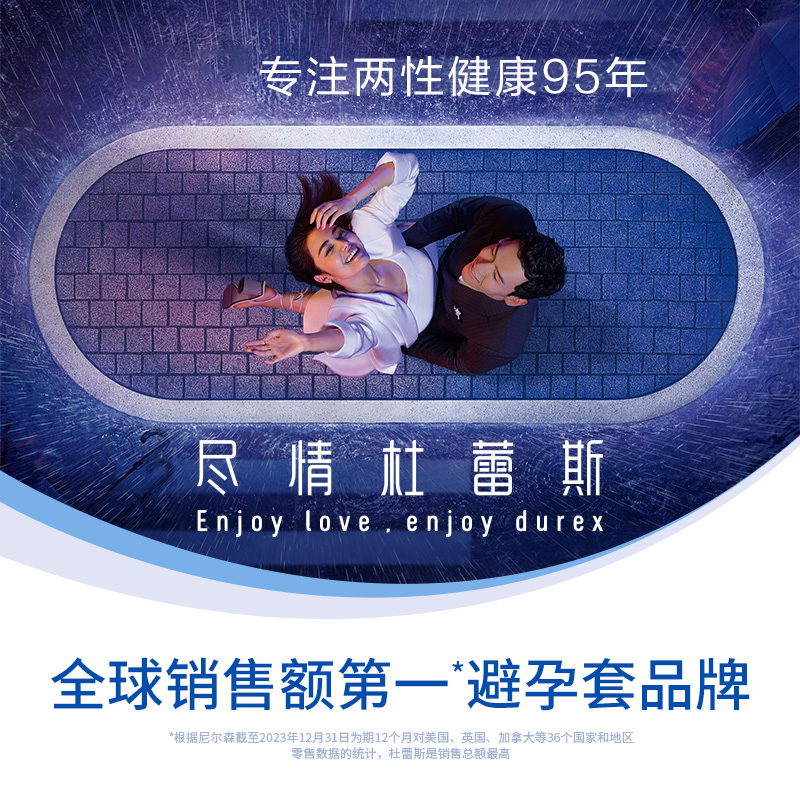 【自营】杜蕾斯巧克力避孕套盒durex情趣凸点口交安全套礼盒泰国