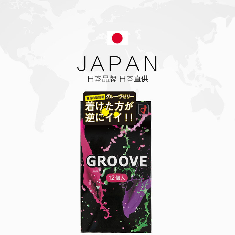 【自营】【新品】okamoto冈本Groove防脱无套感避孕套12只装裸感-图2